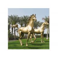 China Modern Garden Decoration Metal Bronze Horse Sculpture , Bronze Horse Statue on sale