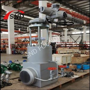 China F92 Parallel Double Gate Valve with Electric Drive for Steam Medium and High Temperature Applications wholesale