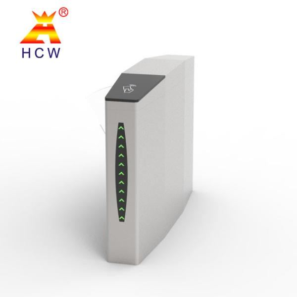 Contrôle d'accès piétonnier de RFID de carte d'aileron de barrière de tourniquet escamotable intelligent de gymnase