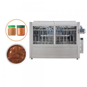 Automatic Small Scale Chocolate Spread Filling Machine For Jar/Bottle