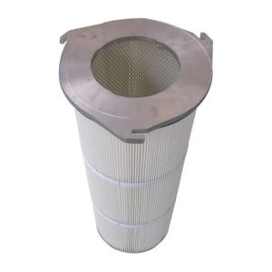 China 3 Lugs Industrial Air Filter , Aluminum Cap Dust Extraction Filters GTJ3266 Model supplier