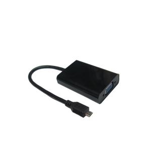 Premium MHL TO VGA+Audio+Power charging adapter for Projector Monitor or TV