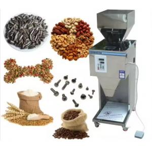 Coffee bean and powder filling machine
