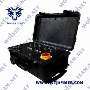 China High Power Portable 600W Drone Radio Frequency Jammer supplier