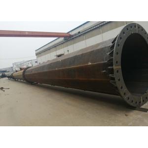 China High Voltage Steel Transmission Pole , Electrical Power Steel Pole Tower supplier