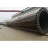 High Voltage Steel Transmission Pole , Electrical Power Steel Pole Tower