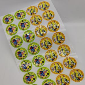 China Oval Adhesive Label Stickers Rolls Sheets Synthetic CMYK Pp Sticker Paper supplier