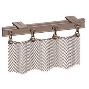 Free Install Decorative Metal 0.2mm Coil Mesh Curtains