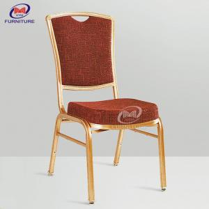 China Flexible Back Red Banquet Chairs 3 Layer Spraying Thickened Fabric supplier