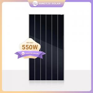 550W Mono Facial Solar Panel Shingled Technology Half Cell 10BB