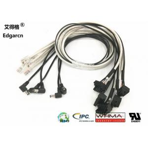 China Edgar Industrial Wire Harness Right Angle Dc Power Extension Cable 5.5 * 2.1mm Male supplier