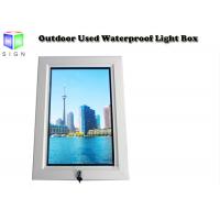 China 24 X 36 Inch Lockable Waterproof Led Outdoor Light Box , Picture Frame Advertising Light Box Display on sale