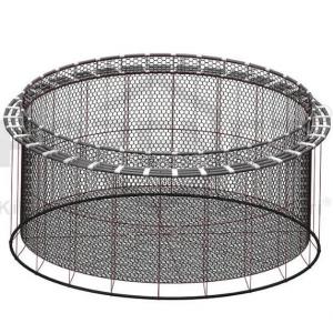 Fish Farm Cage Nets In PE Material Deep Sea Polyester Pet