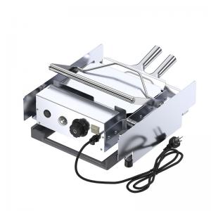 22KG Capacity 2 Layers Hamburger Bun Toaster Machine with Heating Plate Size 440*320mm