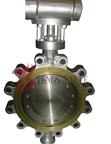 China O metal de selo duro assentou o tipo da engrenagem da válvula de borboleta para a metalurgia/indústria clara supplier