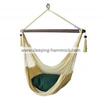 China All Weather Versatile Grand Caribbean Lounge Hammock Chair Swing Soft Spun Polyester Rope on sale