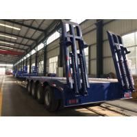 China Four Axles Lowbed Semi Truck And Trailer With ISO / 3C / BV / IFA / SGS Certification on sale