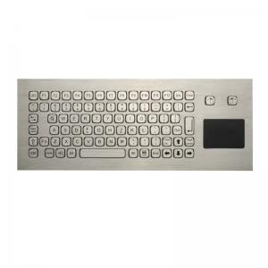 China 85 Keys Washable Ruggedized Keyboard , Stainless Steel Keyboard With Touchpad supplier
