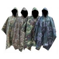 China Rain Puncho Tactical Outdoor Gear Polyester Army Poncho Raincoat on sale