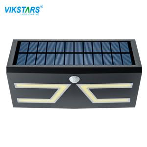 China Courtyard Lighting Solar Lamp Outdoor COB LED 120lm / W Efficiency supplier