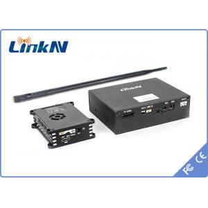 10km UAV Data Link COFDM Transmitter & Receiver HDMI & CVBS AES256 Encryption 300-2700MHz