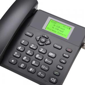 FM Radio MP3 4G Fixed Wireless Phone , Dual SIM Landline Phone