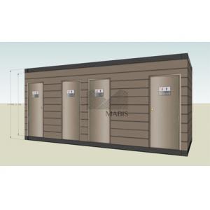 China Eco Friendly Prefabricated Modular Toilets Outdoor Movable Good Earthquake Resistance supplier