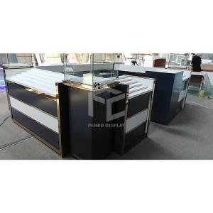 Monomer Design Glass Watch Cabinet Display For Stores EPE Cotton Packaging