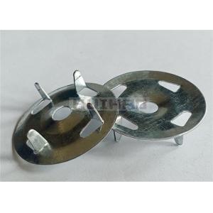 Galvanized Steel 4-Claw Tile Backer Board Washers 1-1/4" Used For Secure Insulation Boards