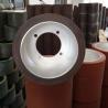 China NBR Rubber Roller 8" with brown color with Aluminum Core parts for rice mill machine wholesale