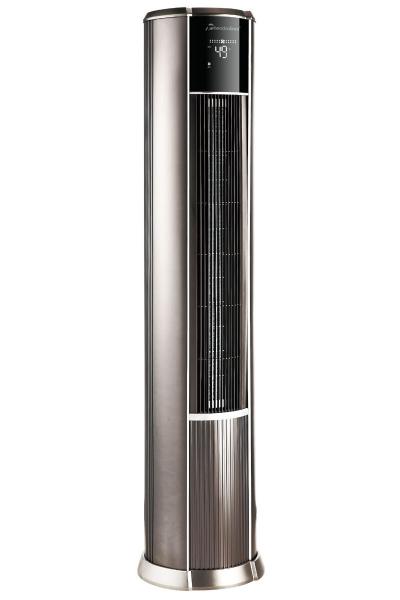 Low Noise Warm Air Conditioner , Hot Air Vertical Fan Heater With LCD Touch