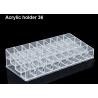 36 Holes Acrylic Cup Holder , Crystal Clear Permanent Makeup Eyebrow Tattoo Ink