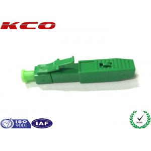 China Home Fiber Optic Cable Lc Connector Quick Assembly Single Mode Green Color supplier