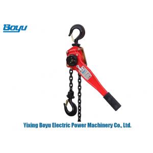 0.75T Transmission Line Stringing Tools Manual Lever Chain Hoist Hand Pull When Fully Loaded 140N