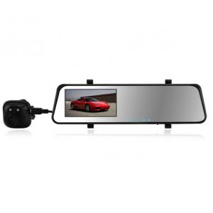 6000A Car Rearview Mirror Camera 4.3' TFT LCD Full HD 1080p 720P G-sensor Dual lens No GPS