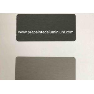 Anodized Pre Painted Aluminium Sheet Oxide Hair Line Color Alu Alloy Surface Treatment Plant