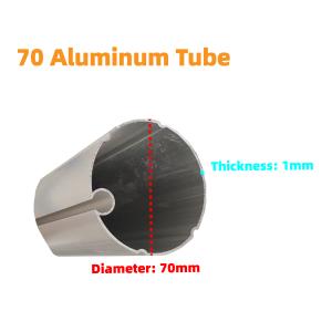 China 70 Aluminum Alloy Retractable Awning Tube Anodized Extruded Tubing Rustproof wholesale