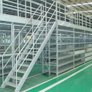 Multi Level Steel Cantilever Mezzanine Platform Floor Rack For Storage 500KG