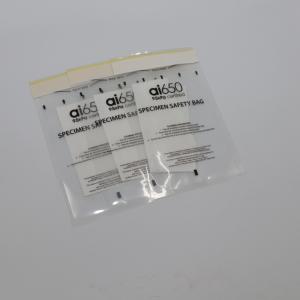 China Disposable Clear Specimen Package Bag With Self Adhesive Seal supplier
