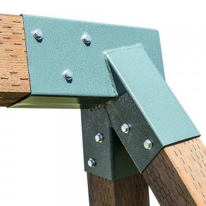 Triangle Bracket Heavy Duty Green Powder Carbon Steel Patio Swing for Indoor Outdoor