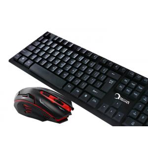 China Customized Layout Wireless Keyboard And Mouse Set Quiet Full Size ABS Upper Panel supplier