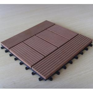 China Outdoor Waterproof WPC DIY Tile for Balcony Flooring Decking supplier