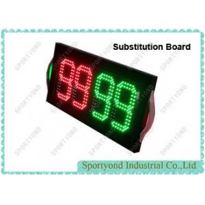 Electronic Player Substitution Board For Football , Double Sided Substitution Board, super bright LED light