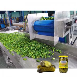 Full Set Canned Pickled Cucumber Production Line Canned Cucumber Processing Line