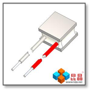 China TES1-007 Series (4.2x4.2mm) Peltier Chip/Peltier Module/Thermoelectric Chip/TEC/Cooler supplier