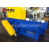 Single Shaft Plastic Shredder Machine / Chipper Machine For PET Bottle Rubber