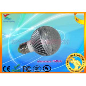 China Pure White Alumium 5500K - 6500K / E27 / RGB / AC85 - 265V LED Ball bulbs supplier