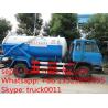 dongfeng 170hp 7000L sewage suction truck for sales, septic tanker truck for