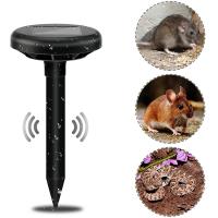 China Solar Powered Ultrasonic Rat Repellent Rodent Mouse Rat Pest Repeller on sale