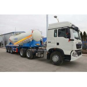 China Sinotruck 30 Tons Semi - Trailer For DR CONGO Project Latex Matrix Emulsion Explosive Transport supplier